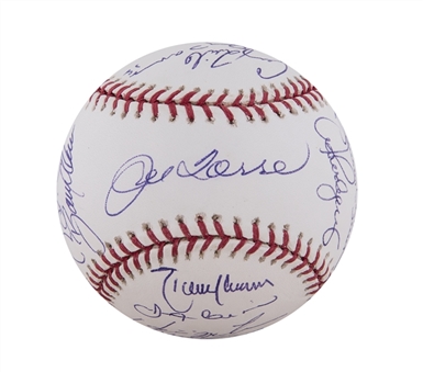 2006 New York Yankees Team Signed OML Selig Baseball With 24 Signatures (Steiner)